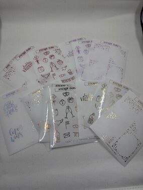 Destash- 13 Sticker Guru Planner Stickers + Free Grab Bag of 5+ More- Valentines